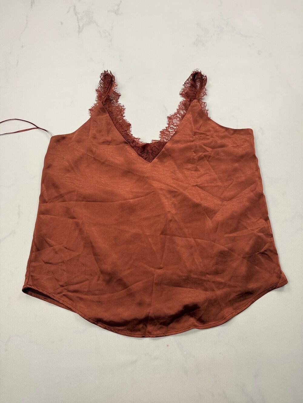 The Post Post Blouse Rust Modern Romantic - Womens M